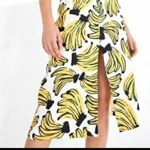 Farm Rio Bossa Banana Skirt size XS never worn!